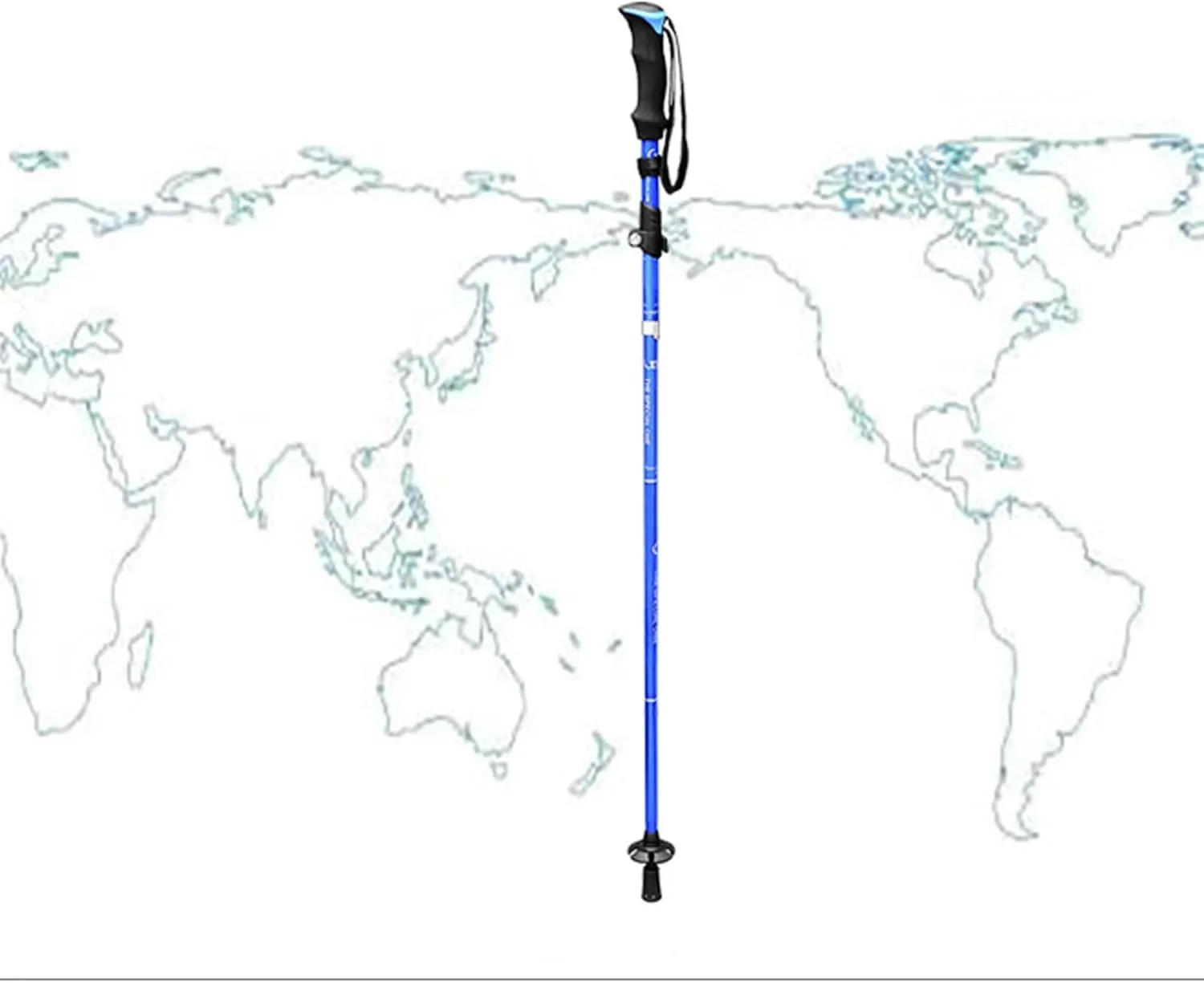 1 Pairs The New Light Short Folding Trekking Poles Aluminum Alloy Telescopic Walking Stick Outdoor Hiking Climbing Mountaineering Equipment Walking Stick Sticks