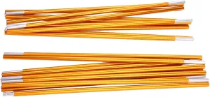 11pcs/Set 11.8ft Durable Aluminum Alloy Tarp Poles Ten Poles Family Tent Stakes Support Bars Accessory for Double Persons Tent for Outdoor Camping,2 Set Tent Poles, Hiking, Picnic, 2 Set Tent Po