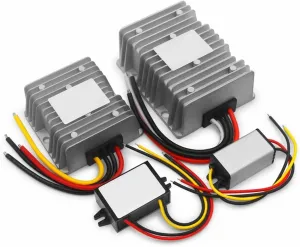1pc 12v 24v to 5v Voltage Converter 1A 2A 3A 5A 10A 15A 20A 25A 30A 40A Step Up Down 5v Voltage Reducer(25A Aluminum)