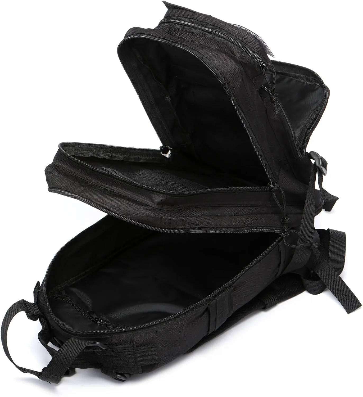 20 Liters Sturdy Nylon Waterproof Fishing Hunting Backpack Outdoor Military Tactical Sports Hiking Daypacks (Black)