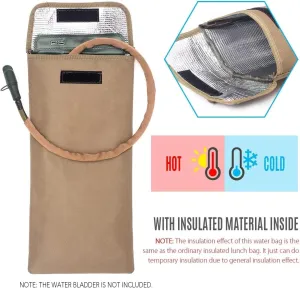 2PCS Hydration Bladder, Hydration Bladder Insulation Bag, Water Bag 2-2.5L Water Bladder Reservoir Insulation Thermal Pouch Bag for Outdoor Hiking Camping