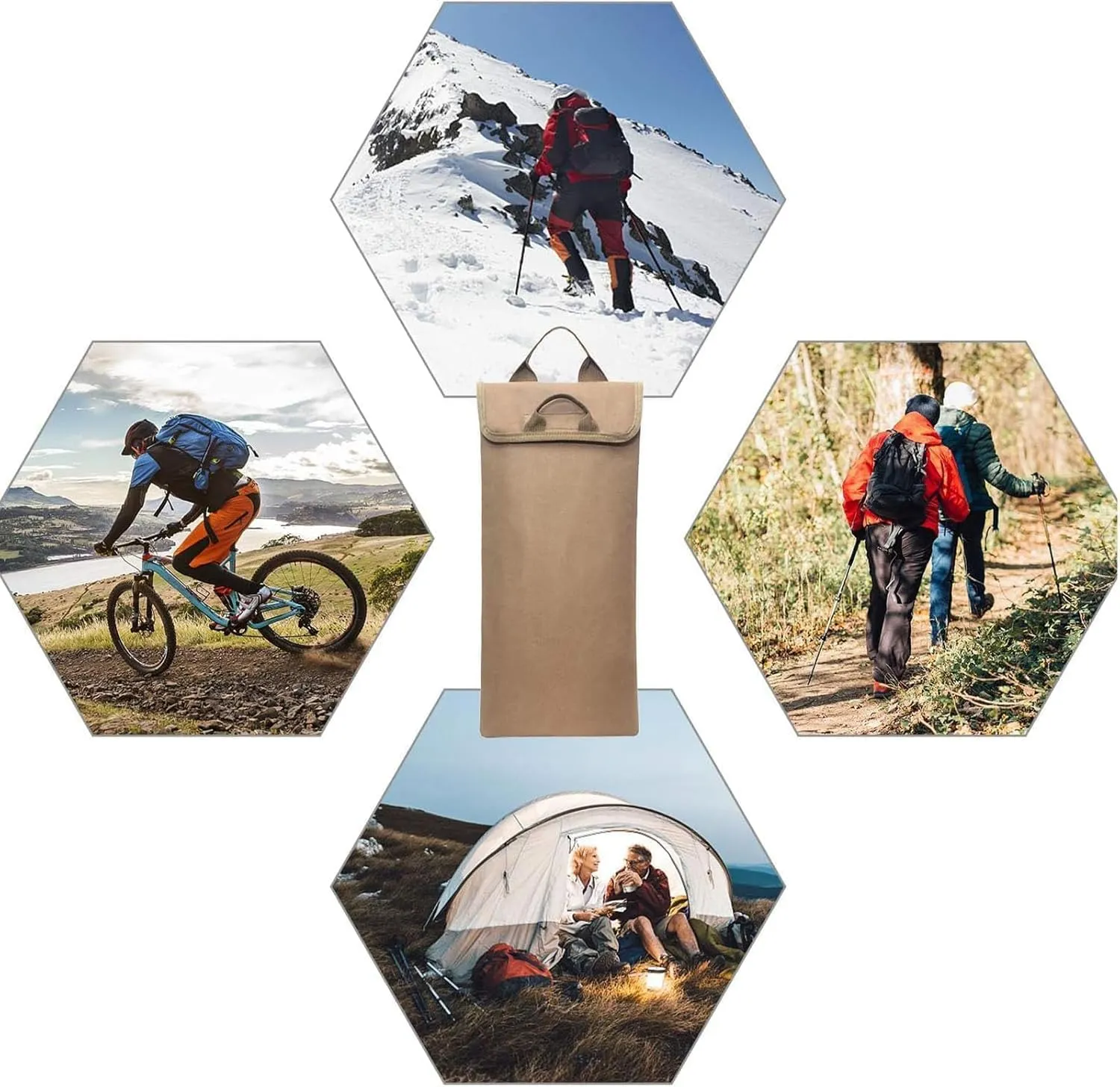 2PCS Hydration Bladder, Hydration Bladder Insulation Bag, Water Bag 2-2.5L Water Bladder Reservoir Insulation Thermal Pouch Bag for Outdoor Hiking Camping