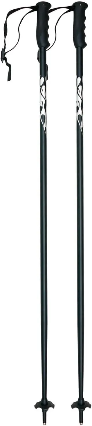 2Pcs Ski Poles Walking Sticks Aluminum Alloy Anti Slip Handle Hiking Poles Trekking Canes for Skiing Climbing Winter Sports