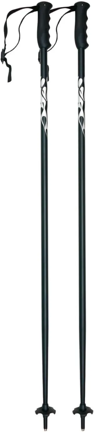 2Pcs Ski Poles Walking Sticks Aluminum Alloy Anti Slip Handle Hiking Poles Trekking Canes for Skiing Climbing Winter Sports