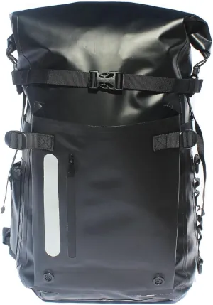 30L Roll-Top Waterproof Backpack – Multi-Use Dry Bag for Kayaking, Hiking, Beach Trips & Travel (black)