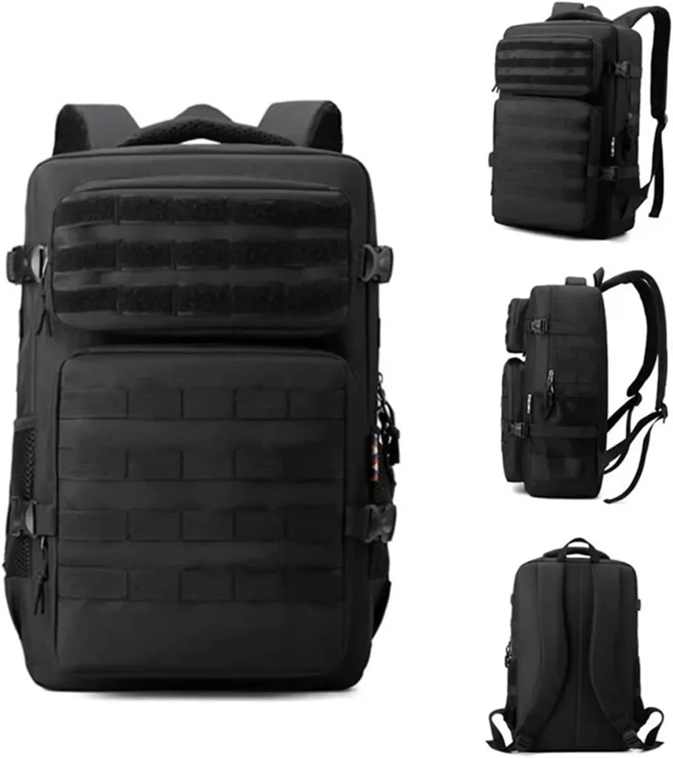 35L 1000D Nylon Waterproof Outdoor Rucksacks Tactical Sports Camping Hiking Trekking Hunting Molle Backpack(Water bottle bag)