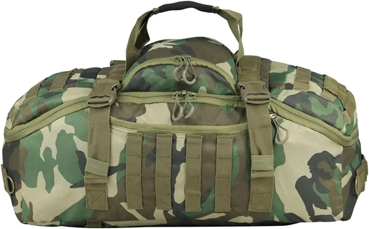 35L 50L 80L Outdoor Mountaineering Bag Molle Tactical Backpack Large Duffel Bag Hiking Camping Travel Bags(40L Brown)