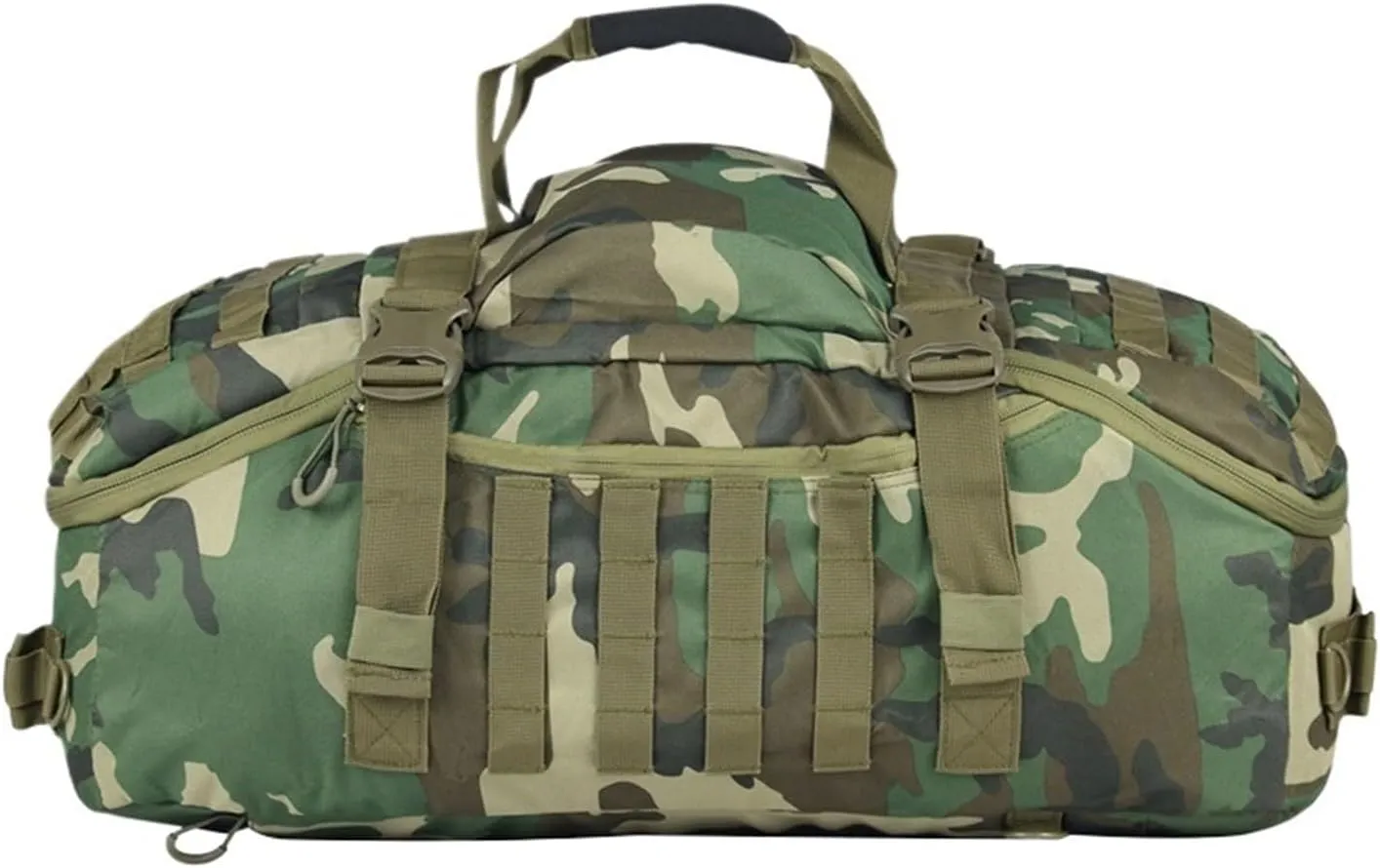35L 50L 80L Outdoor Mountaineering Bag Molle Tactical Backpack Large Duffel Bag Hiking Camping Travel Bags(40L Brown)
