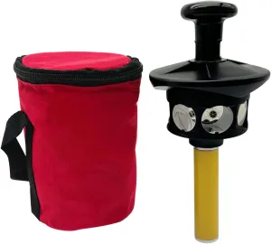 360 Degree Reflective Prism for Trimble Total Station with 10cm Extending Pole and Storage Bag,360° Total Station Prism 360° Total Station Prism Reflector