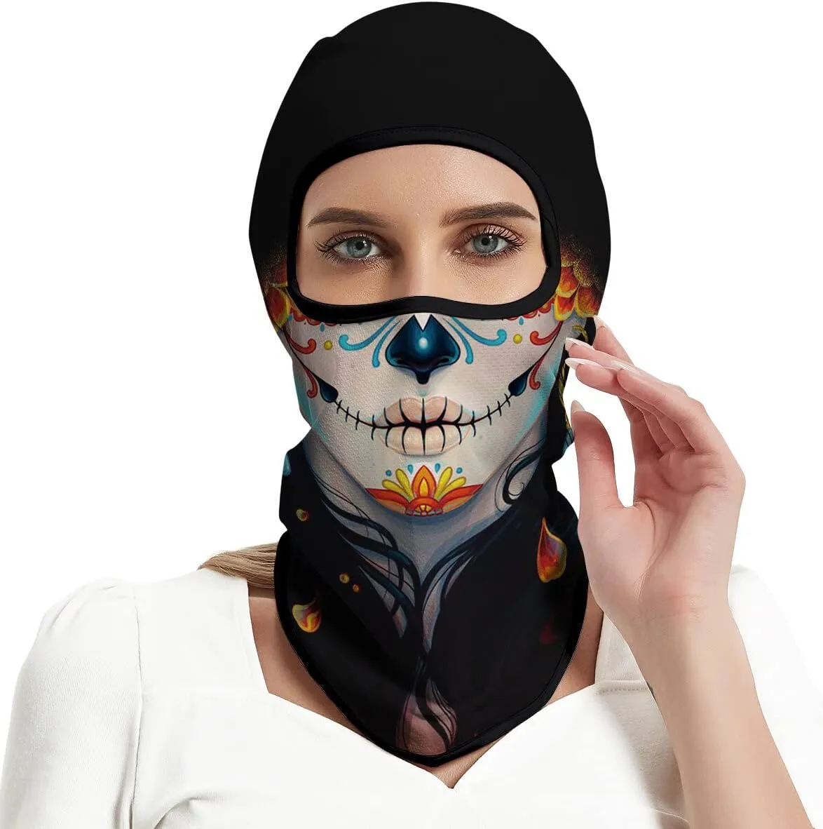 3PCS Balaclava Full Face Mask Ski Mask UV Protection Cover Motorcycle Full Face Mask for Men Women Outdoor Sports