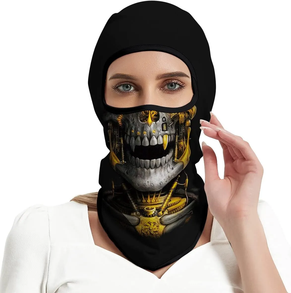 3PCS Balaclava Full Face Mask Ski Scarf Sun UV Protection Motorcycle Cycling Hood Men Women Outdoor Sports Covering