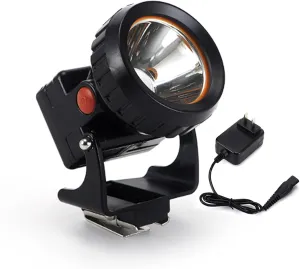 3W 3000Mah Explosion-Proof Head-Mounted Headlamp Mining Light Portable Flashlight Rechargeable Industrial Miner's Lamp for Camping/Hunting/Hiking/Fishing