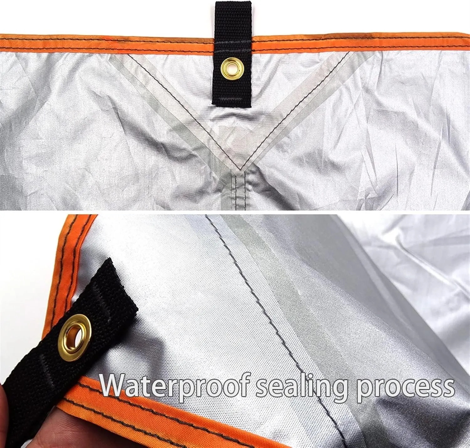 3x3m 3x4m 3x5m Awning Watertight Tarp Tent Outdoor Sun Shelter Camping Tourist Tarp Canopy Sunshade Sun Shade Beach Garden (Color : Only tarp, Size : 3x4m)
