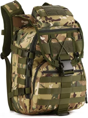 40L Tactical MOLLE Assault Pack Military Gear Rucksack Daypack Shoulder Backpack