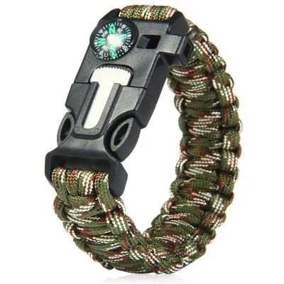 5 IN 1 Paracord Survival Bracelet