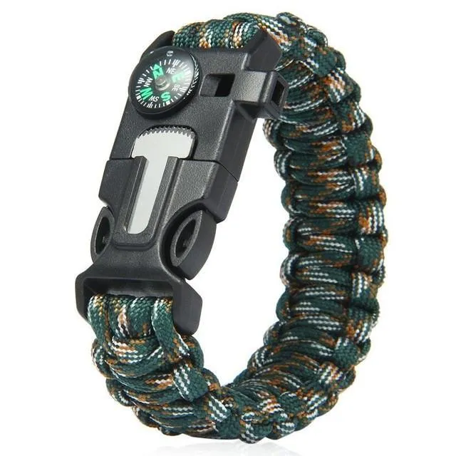 5 IN 1 Paracord Survival Bracelet