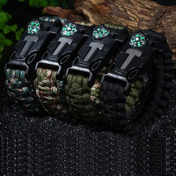 5 IN 1 Paracord Survival Bracelet