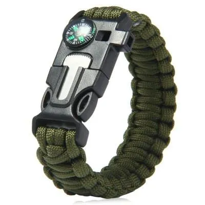 5 IN 1 Paracord Survival Bracelet