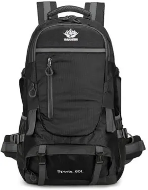 60L Large Camping Backpack,Lightweight Hiking Trekking For Men Women Outdoors Large Capacity Mountaineering Bag(Bblack)