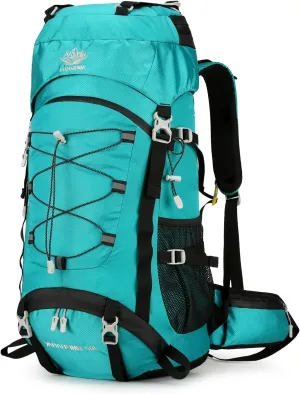 60L Large Capacity Camping Backpack Waterproof Backpacking Mountaineering Backpack for Hiking Travel,waterproof backpack