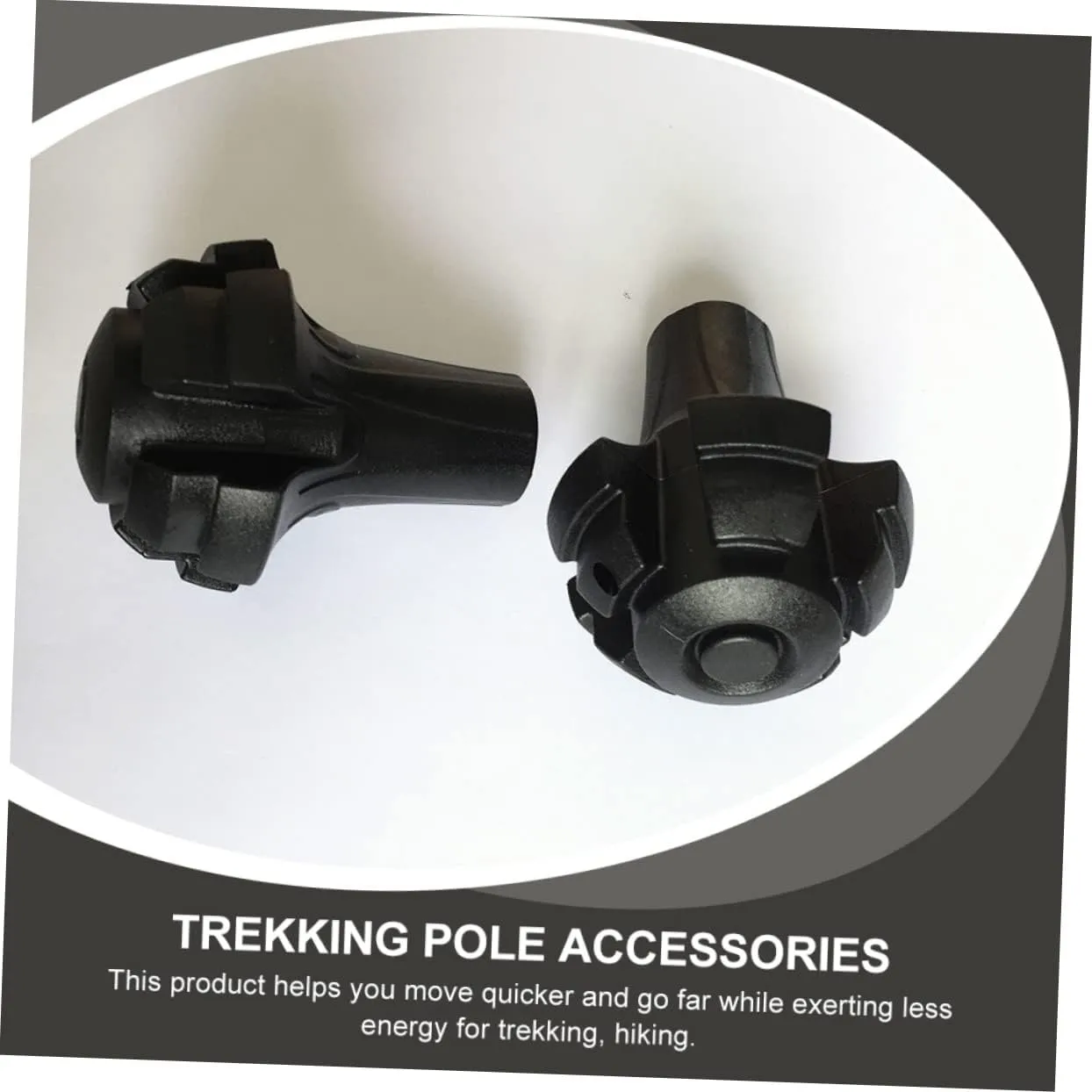 8 Pcs Trekking Pole Cover Travel Toiletry Climbing Accessories Trekking Pole Foot Protector Trekking