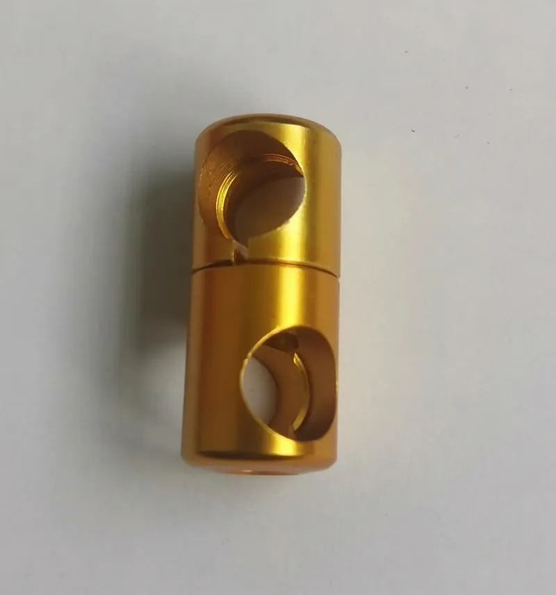 8.5mm or 9.5mm Aluminium Tent Pole 360 Degree Crossover Clamp Buckle Mount Clip Rotate Buckle (for 8.5mm Tent Poles)
