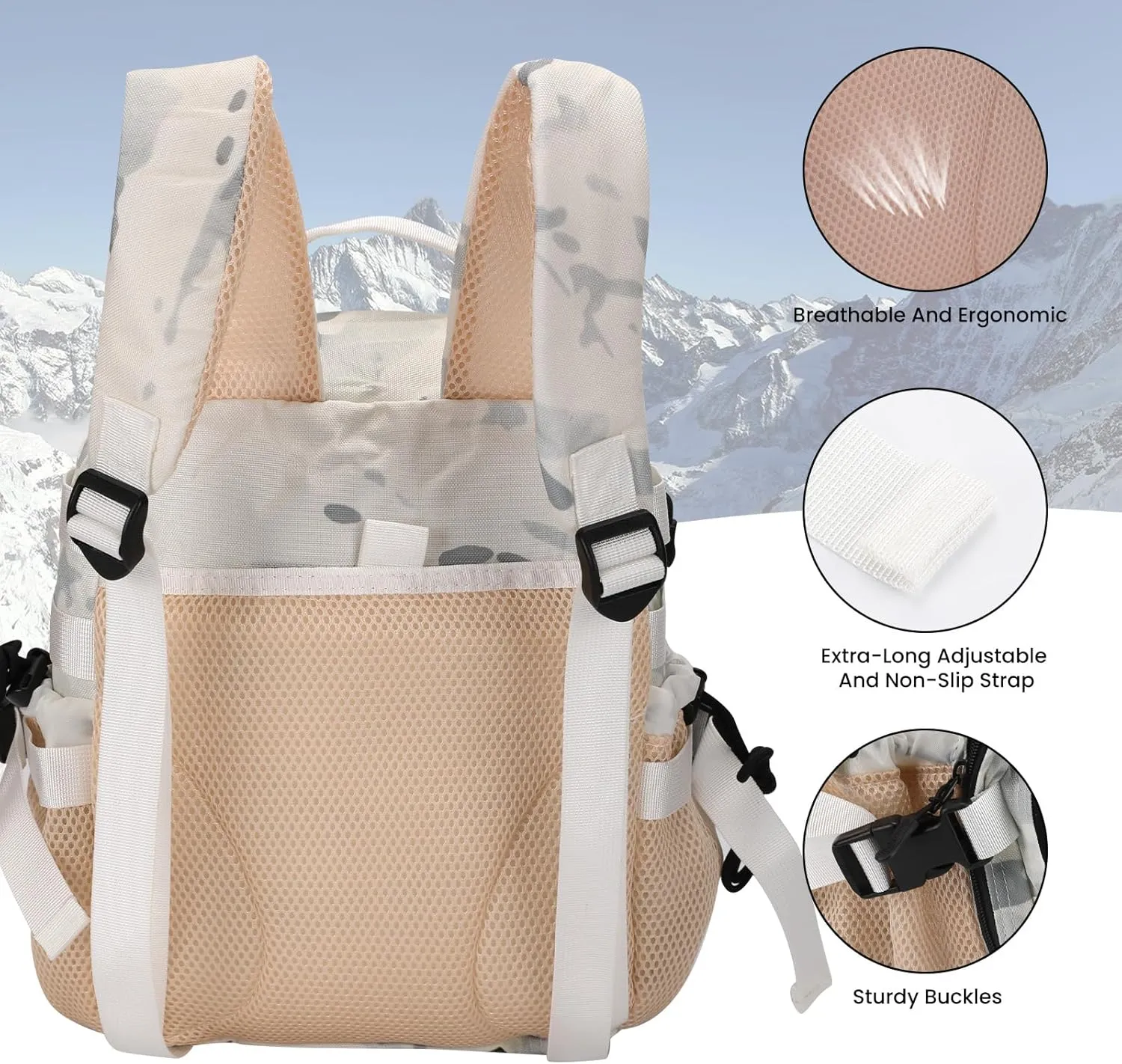 9L Mini Tactical Backpack for Men Women,Small Military Tactical Backpack for Sport,Gym,Hiking,Travel,Camping(Ice Camo)
