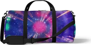 Abstract Lens Flare Concept Image Space Sports Bag Tote Bag Waterproof Gym Bag with Shoulder Strap Zipper 2 Side Pockets for Men and Women, Travel and Storage Shoulder Bag.
