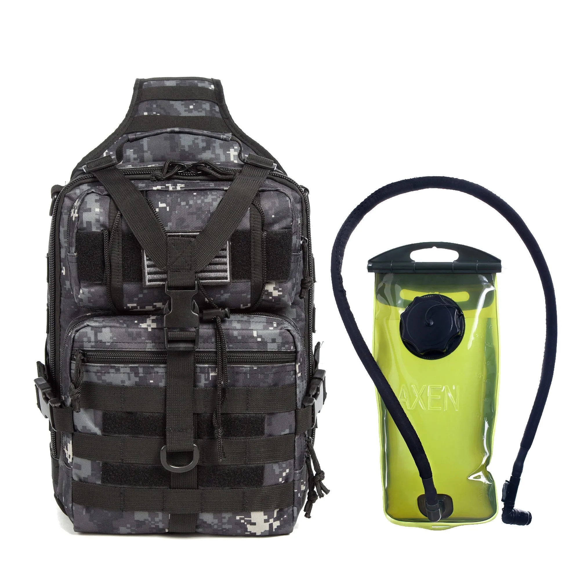 Actical Sling Bag Pack Military Rover Shoulder Sling Backpack EDC Molle Assault Range Bag Everyday out Carry Diaper Bag Carry Bag Small Dyt-003