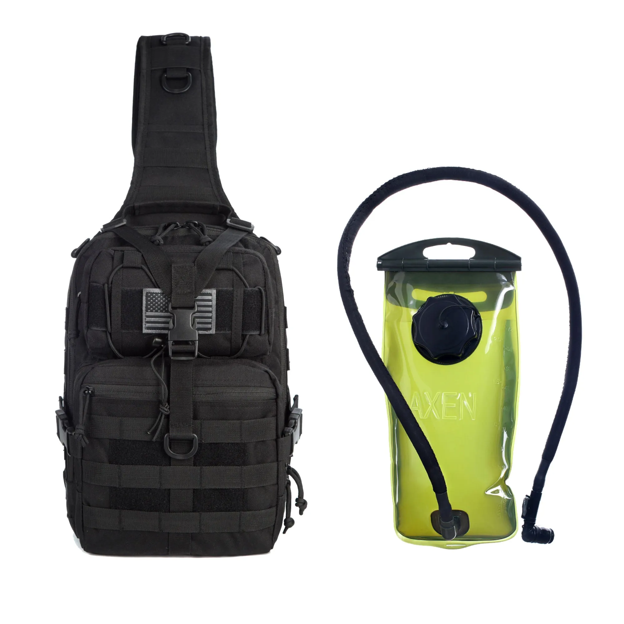 Actical Sling Bag Pack Military Rover Shoulder Sling Backpack EDC Molle Assault Range Bag Everyday out Carry Diaper Bag Carry Bag Small Dyt-003