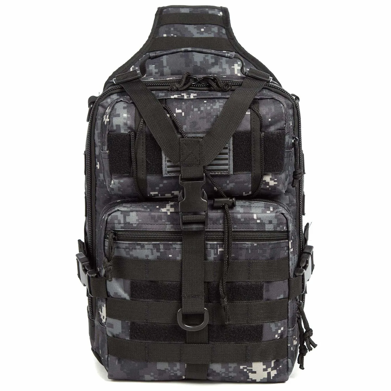 Actical Sling Bag Pack Military Rover Shoulder Sling Backpack EDC Molle Assault Range Bag Everyday out Carry Diaper Bag Carry Bag Small Dyt-003