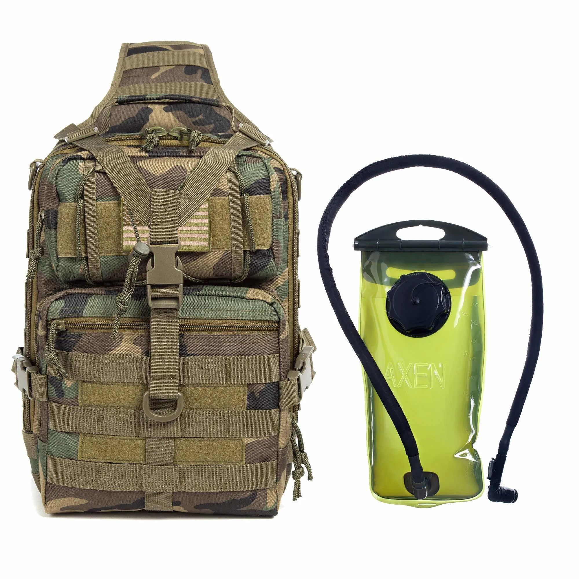 Actical Sling Bag Pack Military Rover Shoulder Sling Backpack EDC Molle Assault Range Bag Everyday out Carry Diaper Bag Carry Bag Small Dyt-003