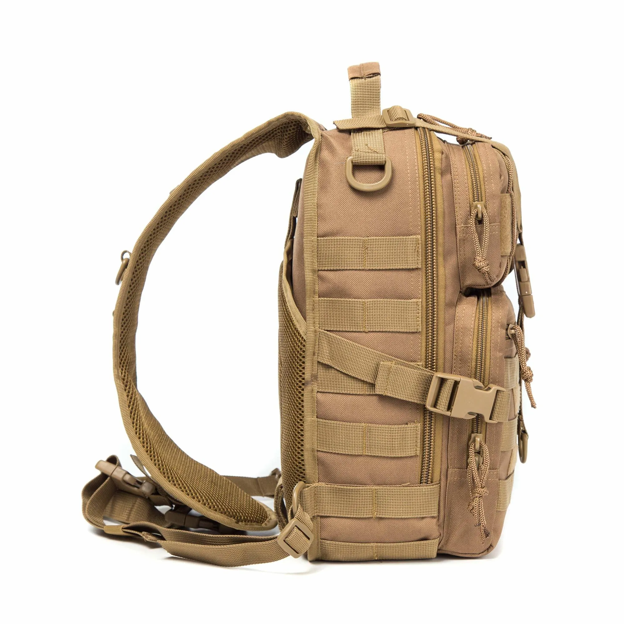 Actical Sling Bag Pack Military Rover Shoulder Sling Backpack EDC Molle Assault Range Bag Everyday out Carry Diaper Bag Carry Bag Small Dyt-003