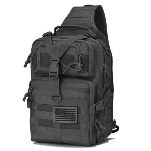 Actical Sling Bag Pack Military Rover Shoulder Sling Backpack EDC Molle Assault Range Bag Everyday out Carry Diaper Bag Carry Bag Small Dyt-003