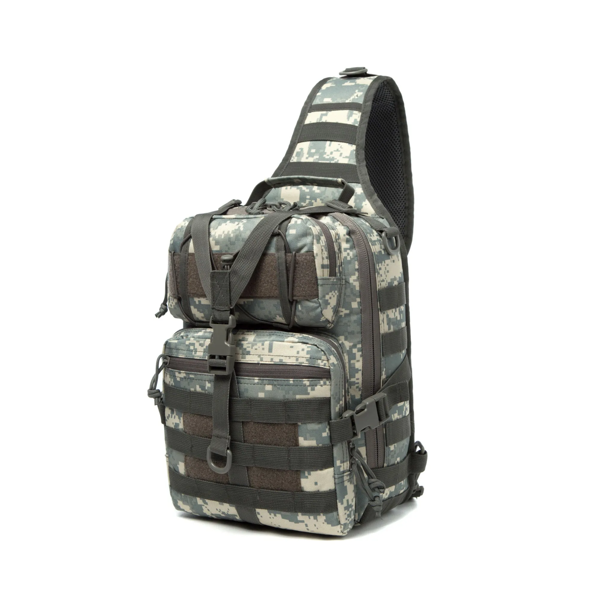 Actical Sling Bag Pack Military Rover Shoulder Sling Backpack EDC Molle Assault Range Bag Everyday out Carry Diaper Bag Carry Bag Small Dyt-003