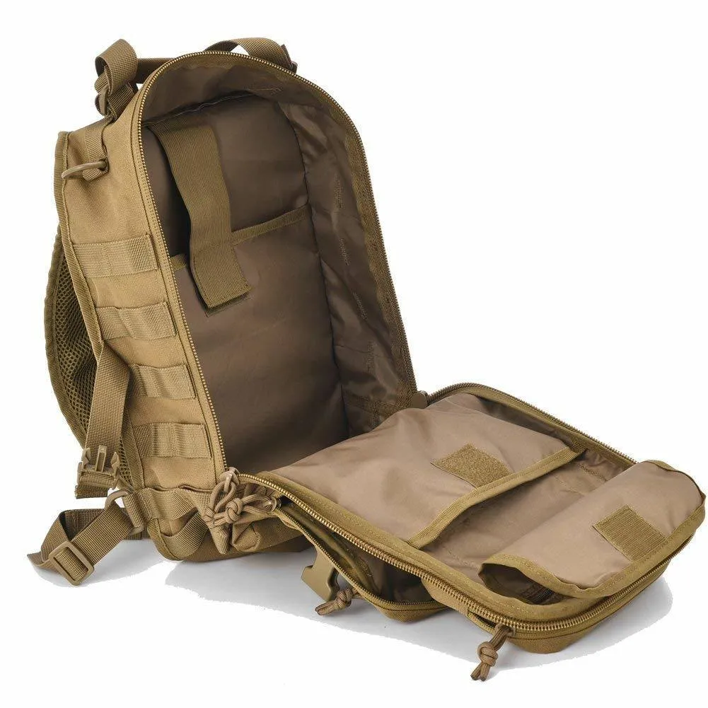 Actical Sling Bag Pack Military Rover Shoulder Sling Backpack EDC Molle Assault Range Bag Everyday out Carry Diaper Bag Carry Bag Small Dyt-003