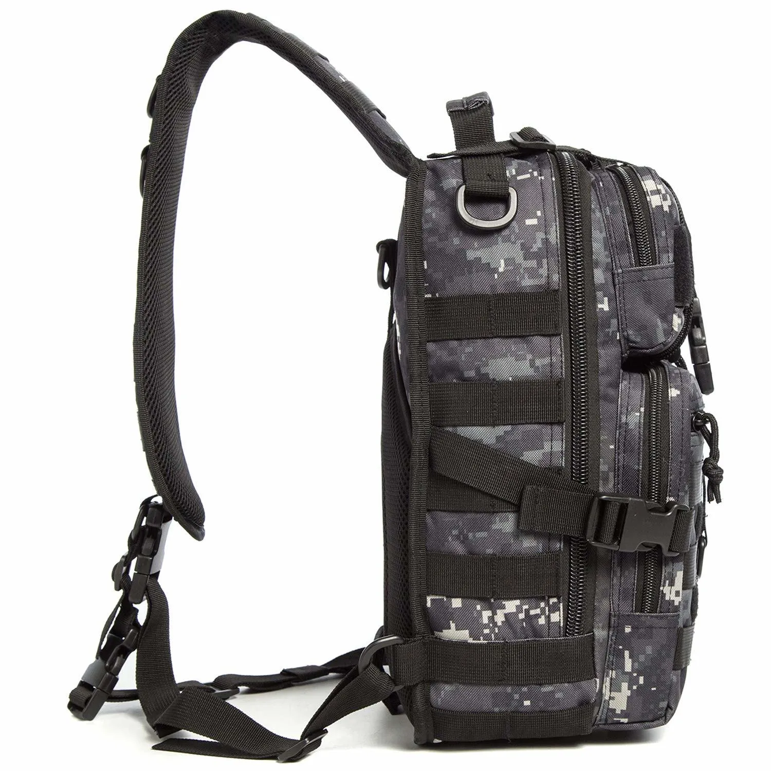 Actical Sling Bag Pack Military Rover Shoulder Sling Backpack EDC Molle Assault Range Bag Everyday out Carry Diaper Bag Carry Bag Small Dyt-003