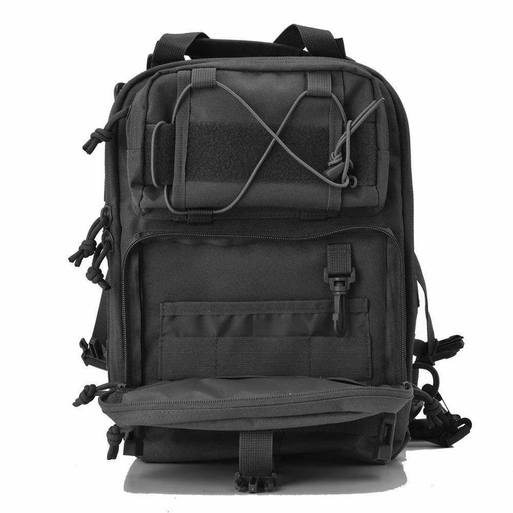 Actical Sling Bag Pack Military Rover Shoulder Sling Backpack EDC Molle Assault Range Bag Everyday out Carry Diaper Bag Carry Bag Small Dyt-003