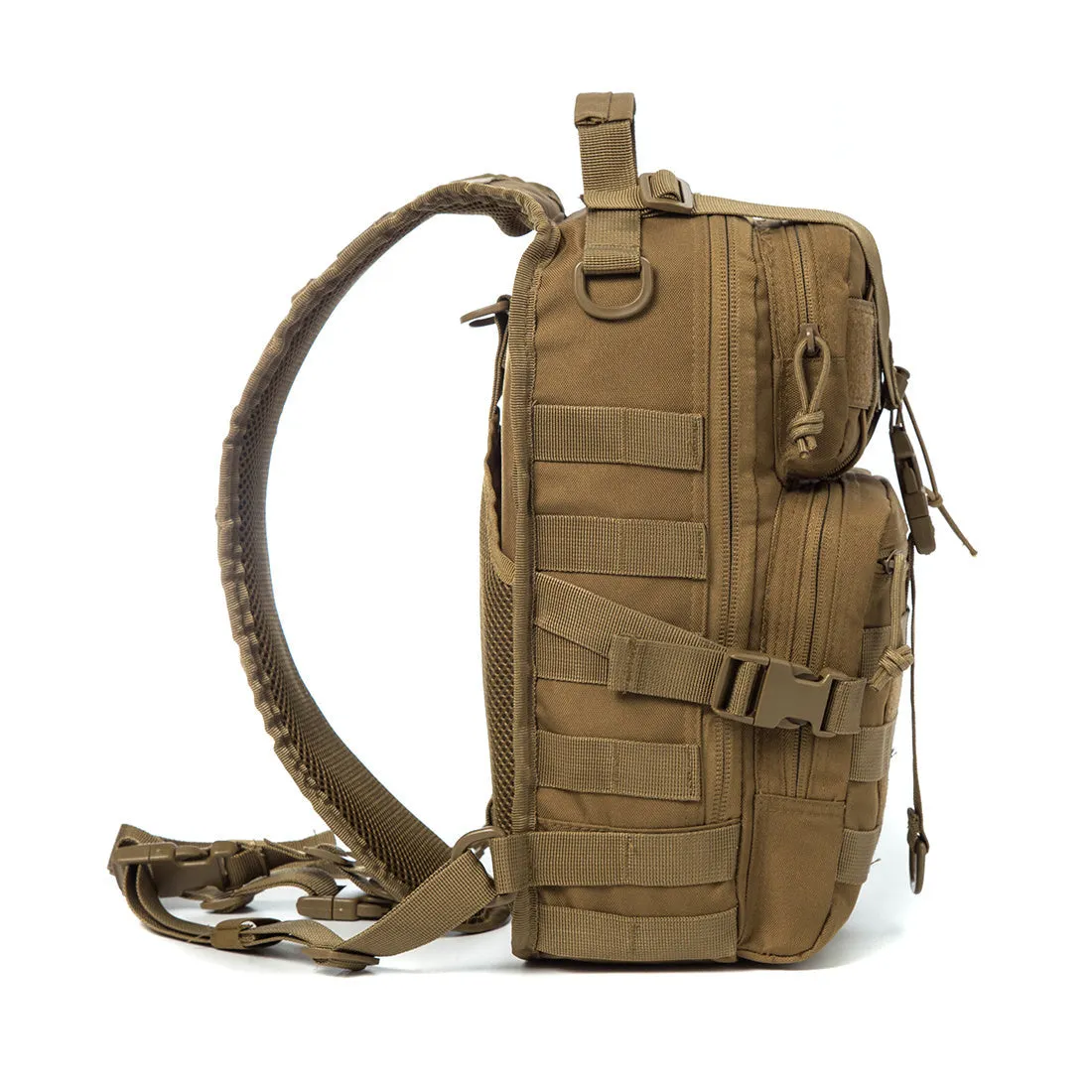 Actical Sling Bag Pack Military Rover Shoulder Sling Backpack EDC Molle Assault Range Bag Everyday out Carry Diaper Bag Carry Bag Small Dyt-003
