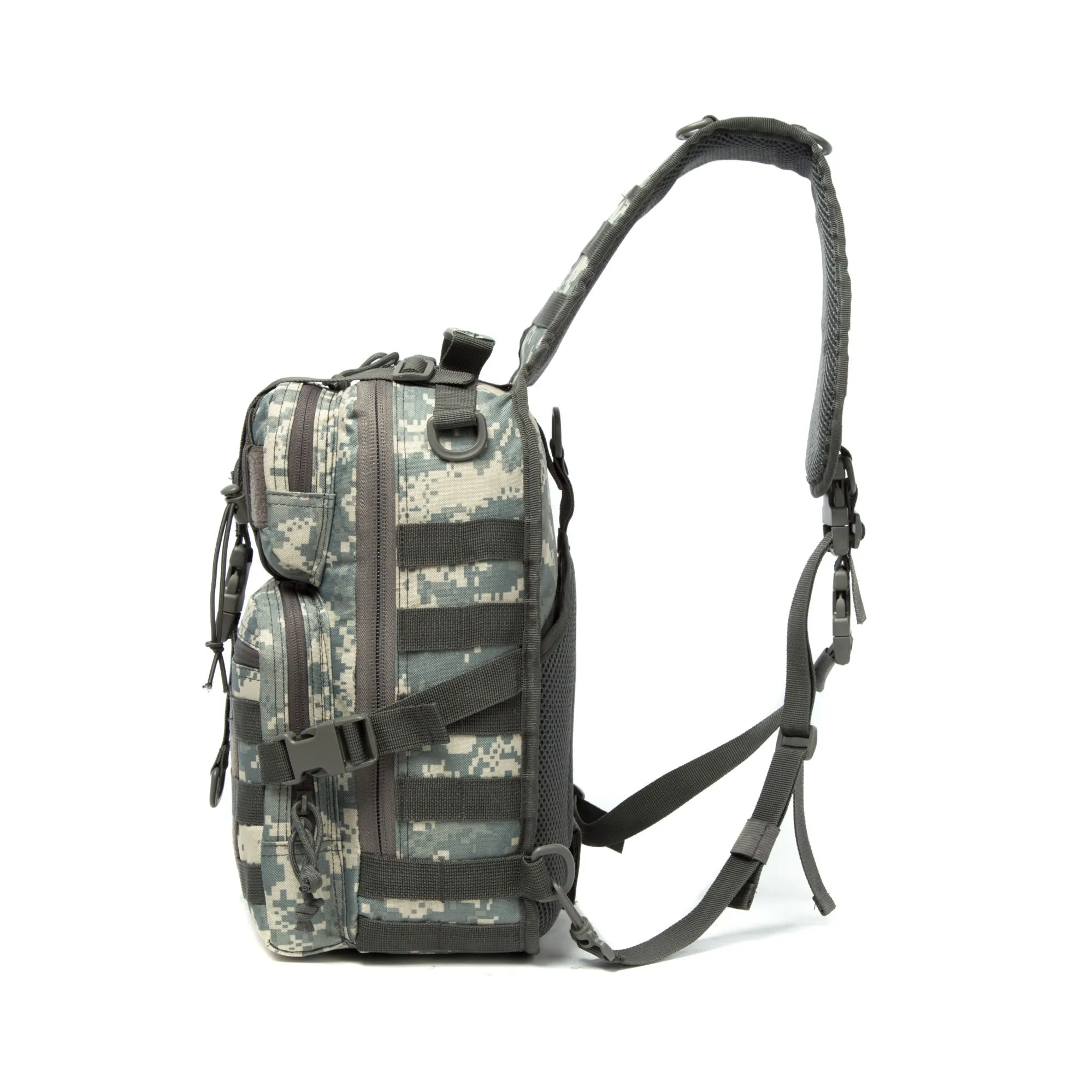 Actical Sling Bag Pack Military Rover Shoulder Sling Backpack EDC Molle Assault Range Bag Everyday out Carry Diaper Bag Carry Bag Small Dyt-003