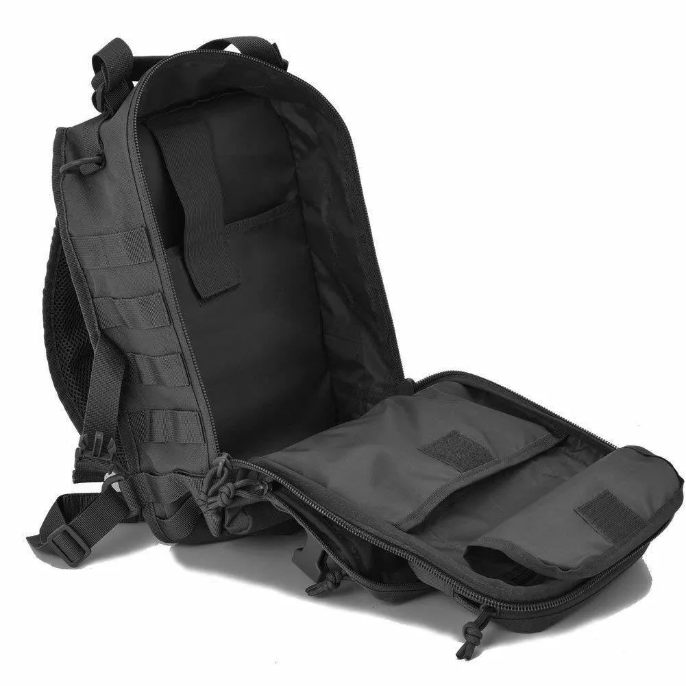 Actical Sling Bag Pack Military Rover Shoulder Sling Backpack EDC Molle Assault Range Bag Everyday out Carry Diaper Bag Carry Bag Small Dyt-003