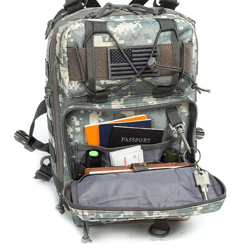 Actical Sling Bag Pack Military Rover Shoulder Sling Backpack EDC Molle Assault Range Bag Everyday out Carry Diaper Bag Carry Bag Small Dyt-003