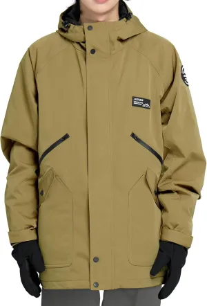 Actleis Men's Waterproof Snowboarding Jacket Winter Warm Windproof Ski Snow Coat With Hood