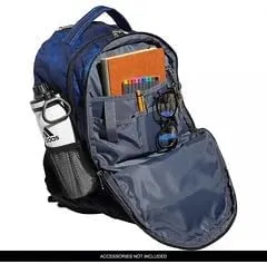 adidas Stratton III Backpack, Blue/Silver