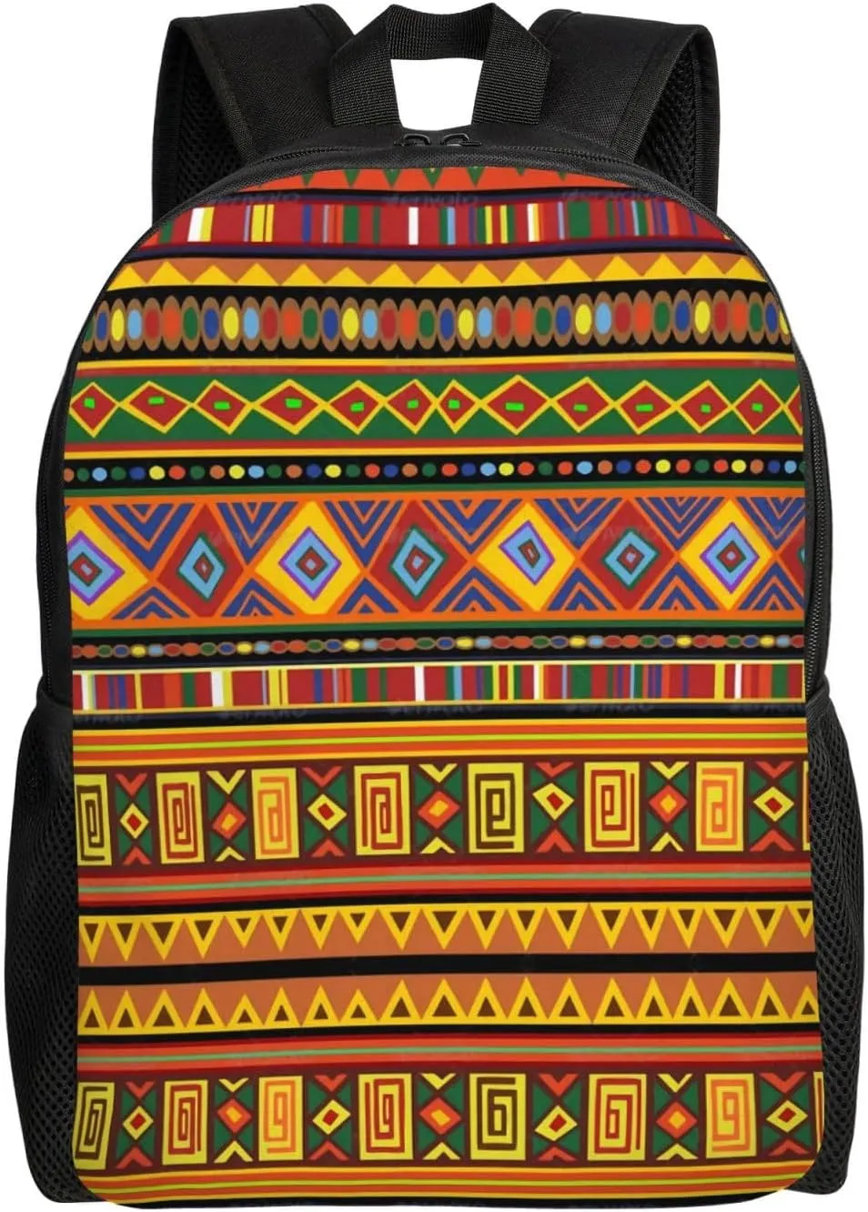 Africa Art Minimalist Laptop Backpack – Waterproof Business Travel Bag, Breathable Design, Modern Work & Leisure