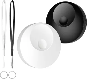 Air 2 Pack Tag [Apple MFi Certified] Work with Apple Find My(iOS Only) Luggage Tracker Bluetooth Key Item Finder Waterproof Smart Finder Worldwide Tracking for Dogs Cats Wallet Backpack Suitcase Bag