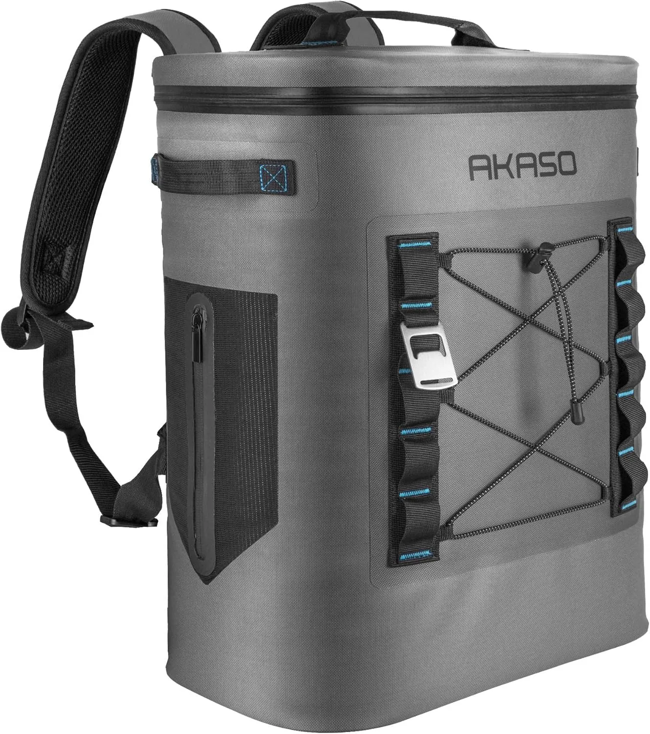 AKASO Soft Cooler Bag 24 Cans Portable Insulated Cooler Bags for Men Reusable Leakproof Cooler Bags for Camping Beach Travel Picnic Boating Fishing Outdoor