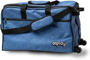 Allplay Rolling Board Game Bag - Fits 7 Standard Boxes - Suitcase/Backpack/Shoulder Strap/Carry Handle - Padded For Protection - Duffle Bag For Travel Or Game Night - Pocket For DND Accessories