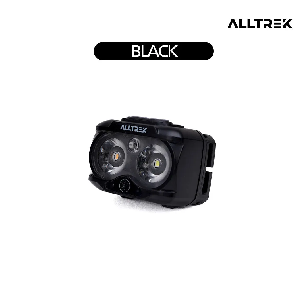 ALLTREK HL430 Lampu Senter Kepala Super Terang Headlamp 430 Lumens Hybrid