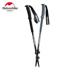 Aluminum Outstanding value Three Black/56-120Cm/Upgraded Chic Qing Pole Alloy Section Naturehike 7075 Elegant Version Xue Pro Trekking